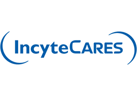 Graphic of the IncyteCARES logo.